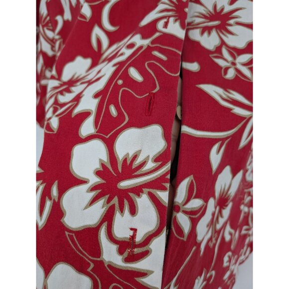 Vintage Hilo Hattie Hawaiian Button Up Shirt Women Size XL USA Hibiscus Tropical - Picture 3 of 9